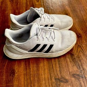 Adidas mens white hardly worn